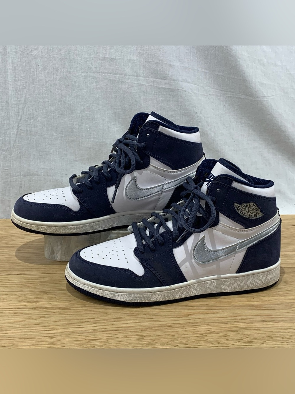 Jordan 1 Retro High COJP Youth 6.5/Women’s 8 Midnight Navy 2020 Althletic Shoes